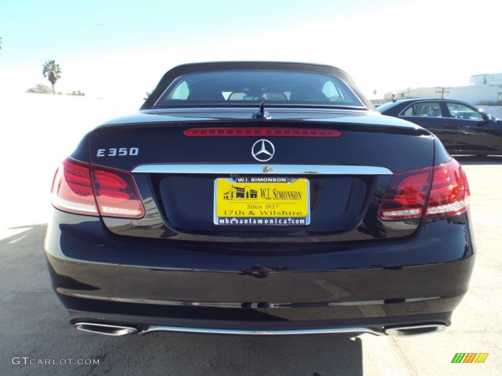 2014 E 350 Cabriolet - Black / Black photo #9