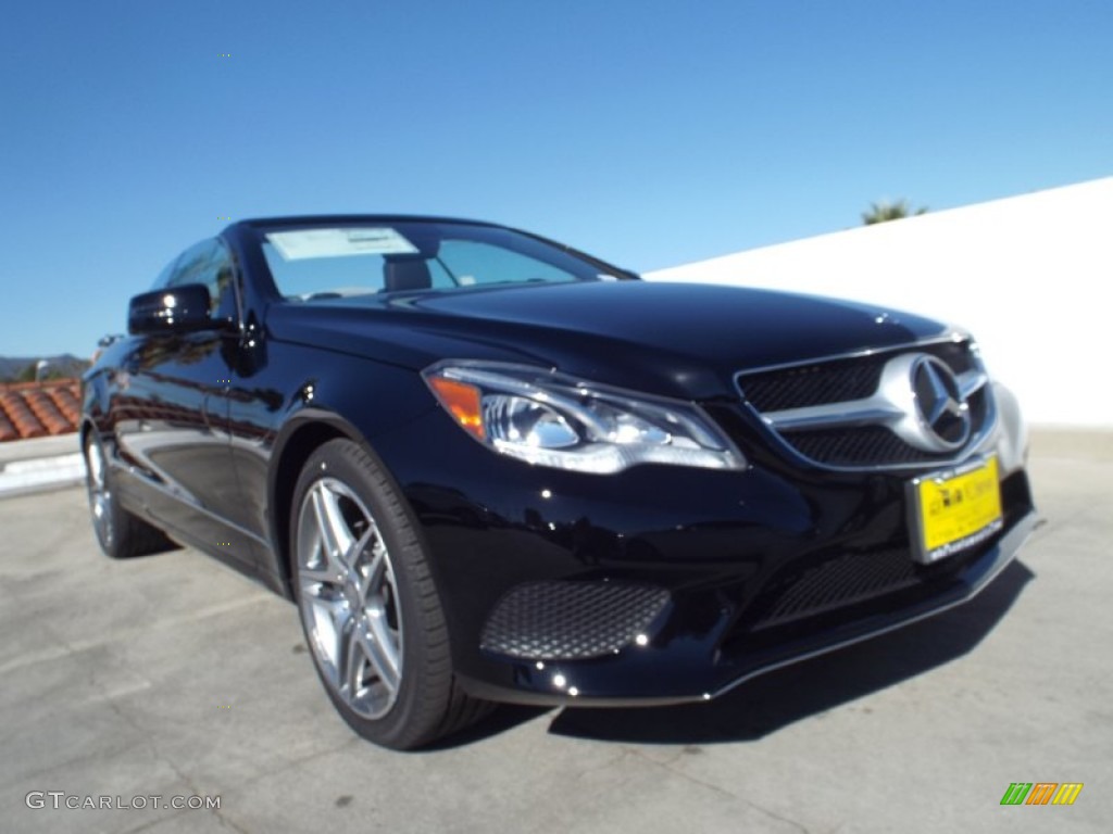2014 E 350 Cabriolet - Black / Black photo #11
