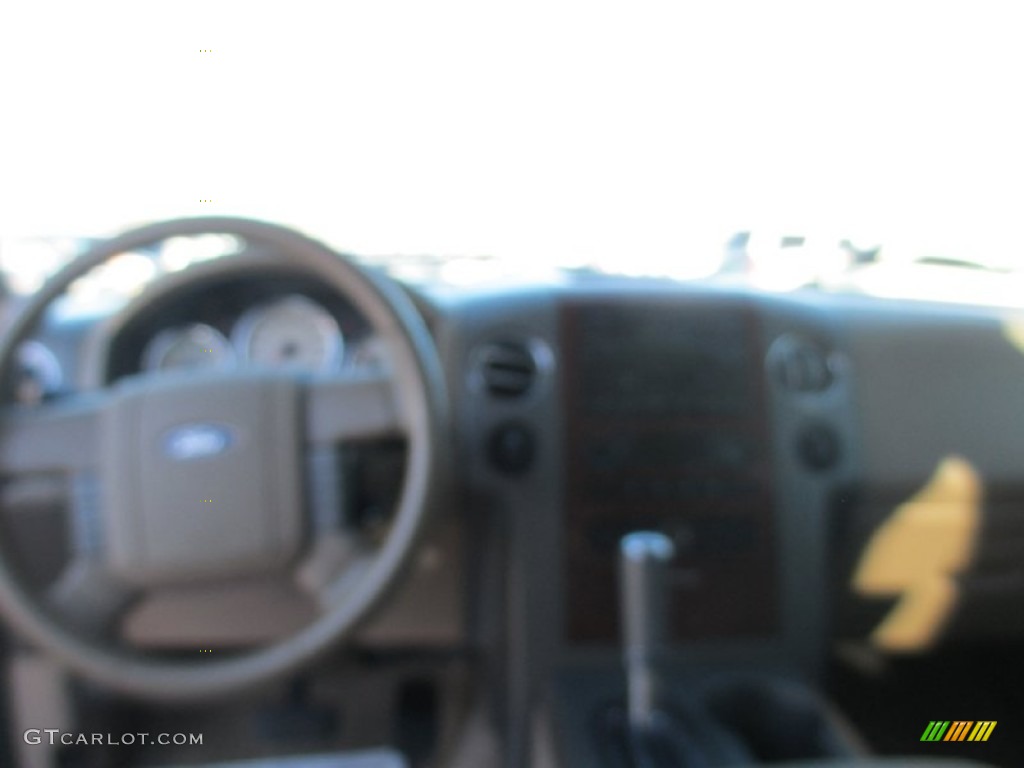 2005 F150 Lariat SuperCab 4x4 - Dark Stone Metallic / Tan photo #10