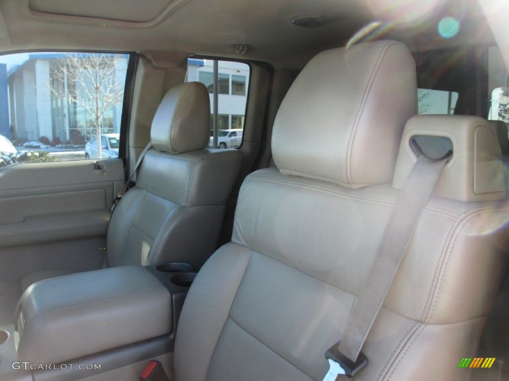 2005 F150 Lariat SuperCab 4x4 - Dark Stone Metallic / Tan photo #11