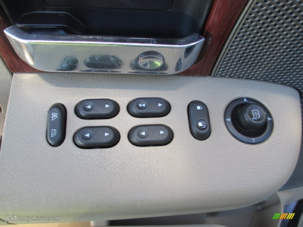 2005 F150 Lariat SuperCab 4x4 - Dark Stone Metallic / Tan photo #12