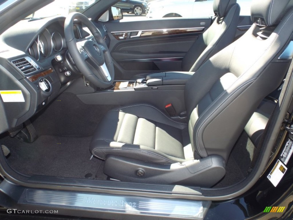 2014 E 350 Cabriolet - Black / Black photo #5