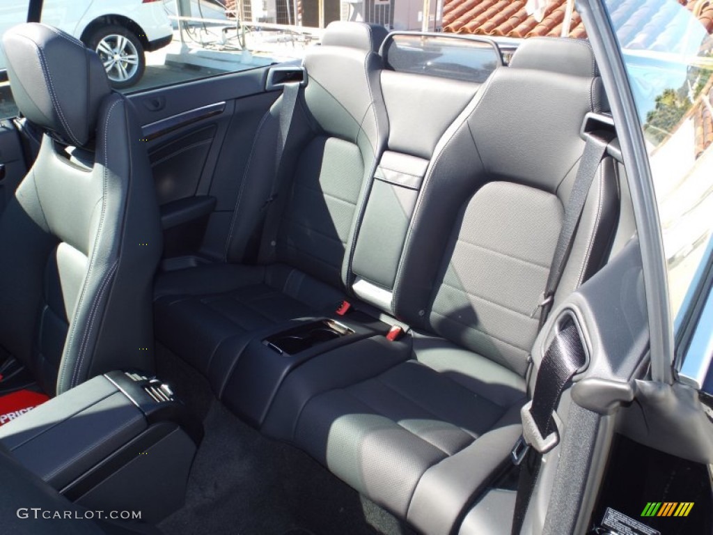 2014 E 350 Cabriolet - Black / Black photo #6