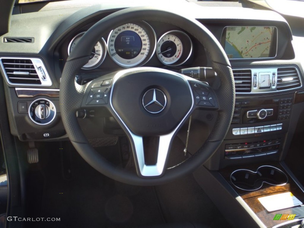2014 E 350 Cabriolet - Black / Black photo #7
