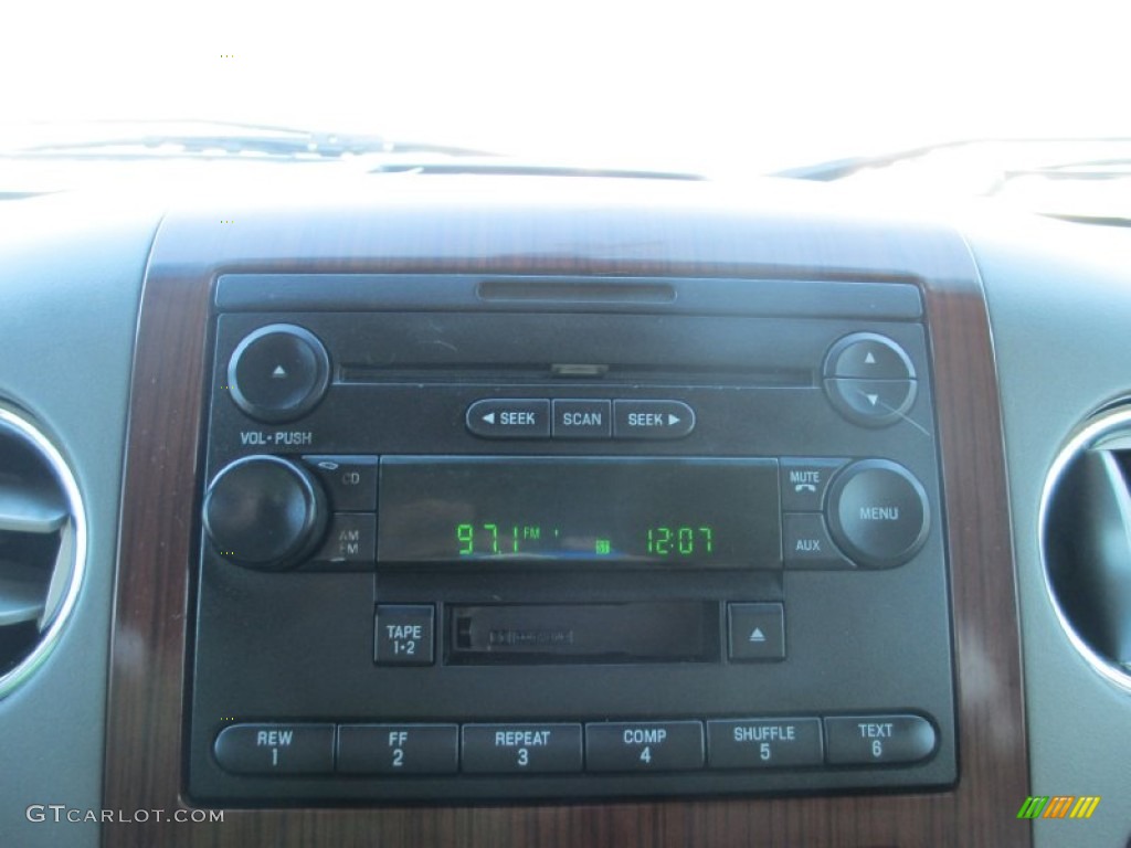 2005 F150 Lariat SuperCab 4x4 - Dark Stone Metallic / Tan photo #16