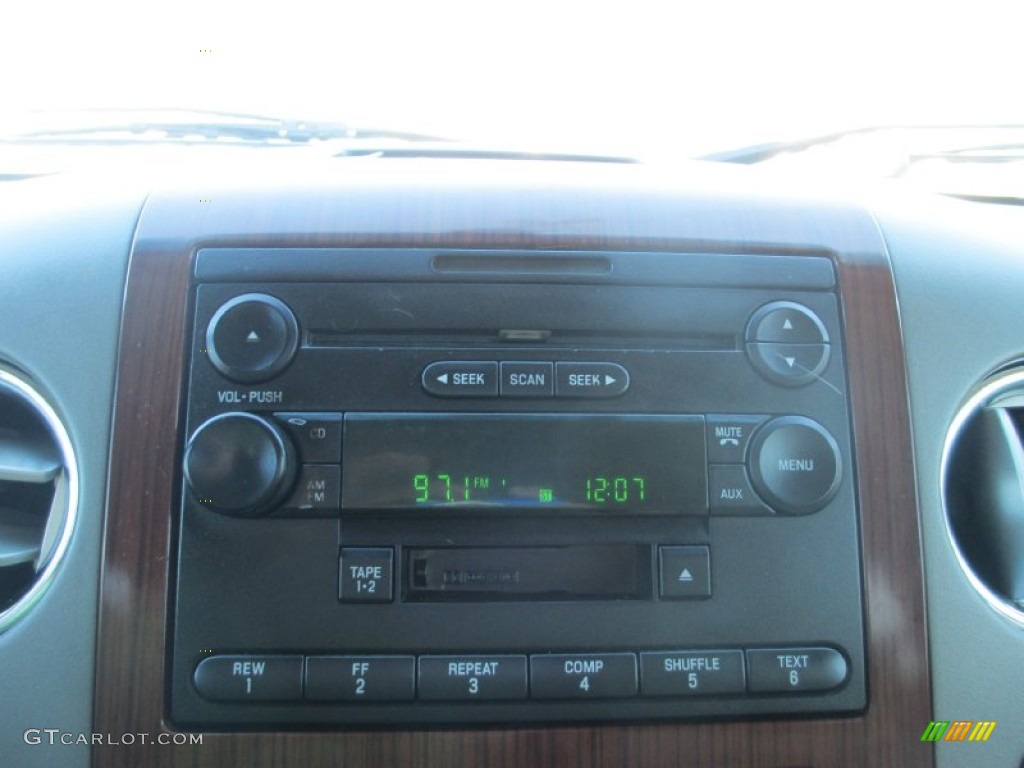 2005 F150 Lariat SuperCab 4x4 - Dark Stone Metallic / Tan photo #16