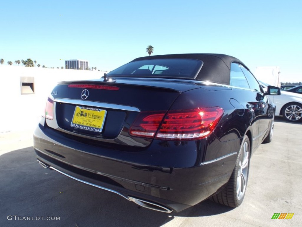 2014 E 350 Cabriolet - Black / Black photo #8