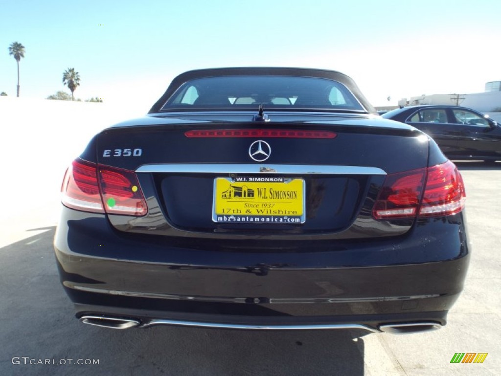 2014 E 350 Cabriolet - Black / Black photo #9
