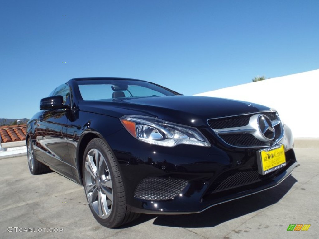 2014 E 350 Cabriolet - Black / Black photo #11