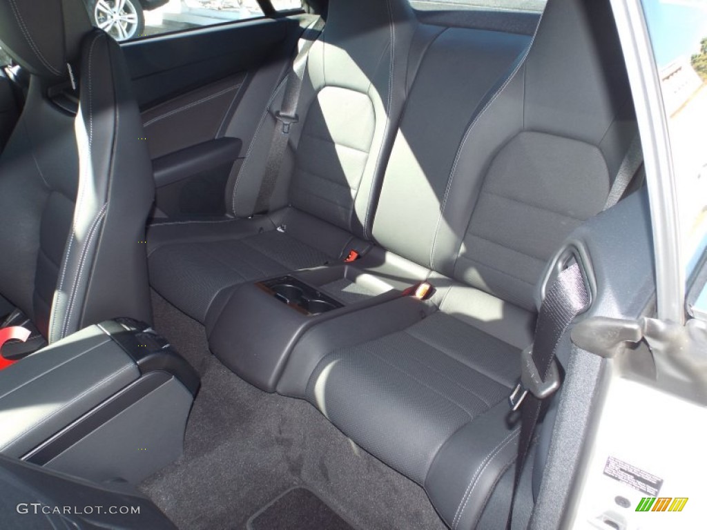 2014 E 350 Coupe - Diamond White Metallic / Black photo #8