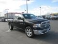 2012 Black Dodge Ram 1500 SLT Quad Cab 4x4  photo #1