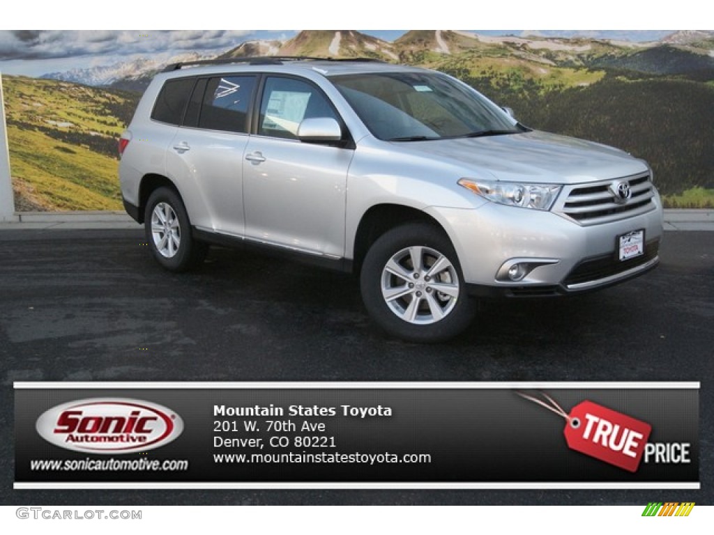 2013 Highlander SE 4WD - Classic Silver Metallic / Black photo #1