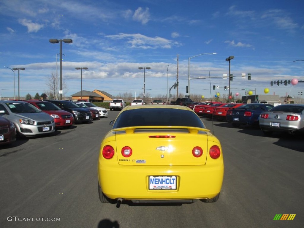 2007 Cobalt LT Coupe - Rally Yellow / Gray photo #5