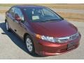 Crimson Pearl - Civic LX Sedan Photo No. 2