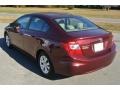 Crimson Pearl - Civic LX Sedan Photo No. 4