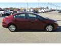 Crimson Pearl - Civic LX Sedan Photo No. 6