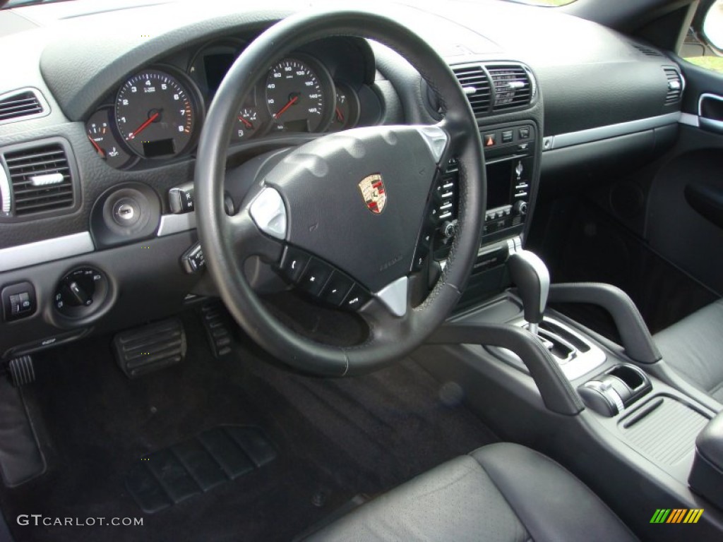 2009 Porsche Cayenne Tiptronic Black Dashboard Photo #87906537