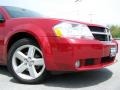 2008 Inferno Red Crystal Pearl Dodge Avenger SXT  photo #7