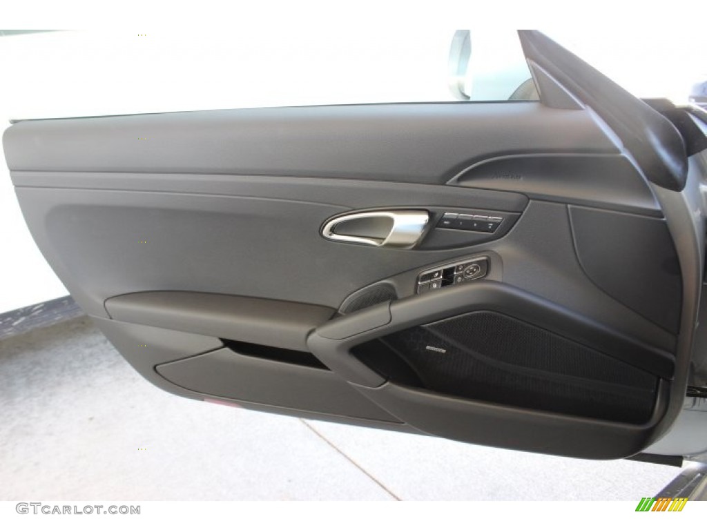2014 Porsche Cayman Standard Cayman Model Black Door Panel Photo #87907396