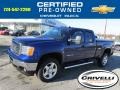 2013 Heritage Blue Metallic GMC Sierra 2500HD SLE Extended Cab 4x4 #87865156