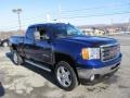 2013 Heritage Blue Metallic GMC Sierra 2500HD SLE Extended Cab 4x4  photo #12