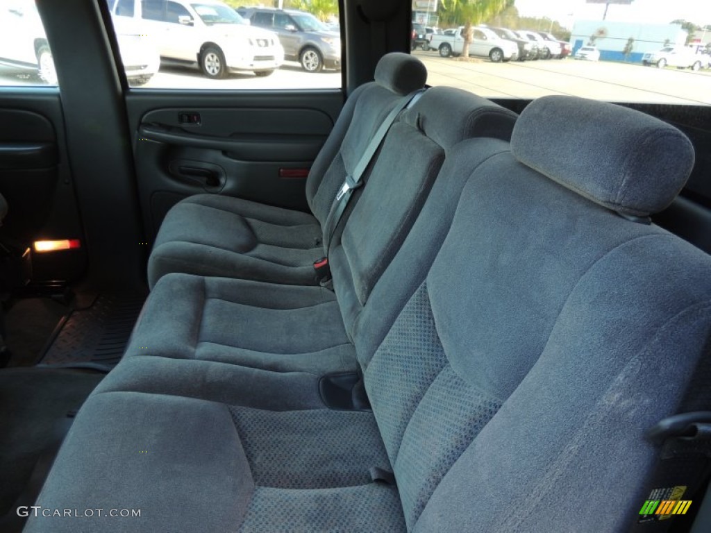 2005 Silverado 1500 LS Crew Cab - Dark Green Metallic / Dark Charcoal photo #10