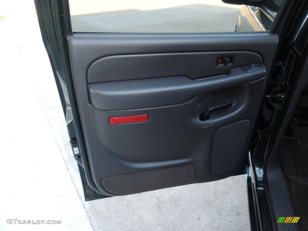 2005 Silverado 1500 LS Crew Cab - Dark Green Metallic / Dark Charcoal photo #11