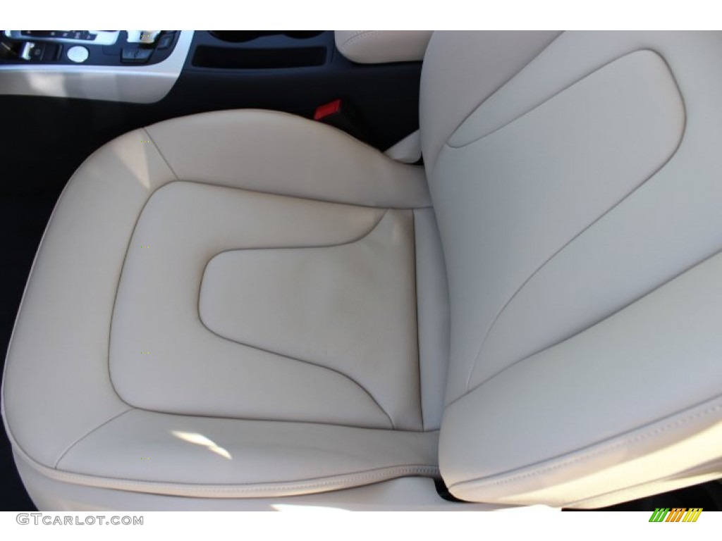 2014 A5 2.0T quattro Coupe - Ibis White / Velvet Beige photo #11