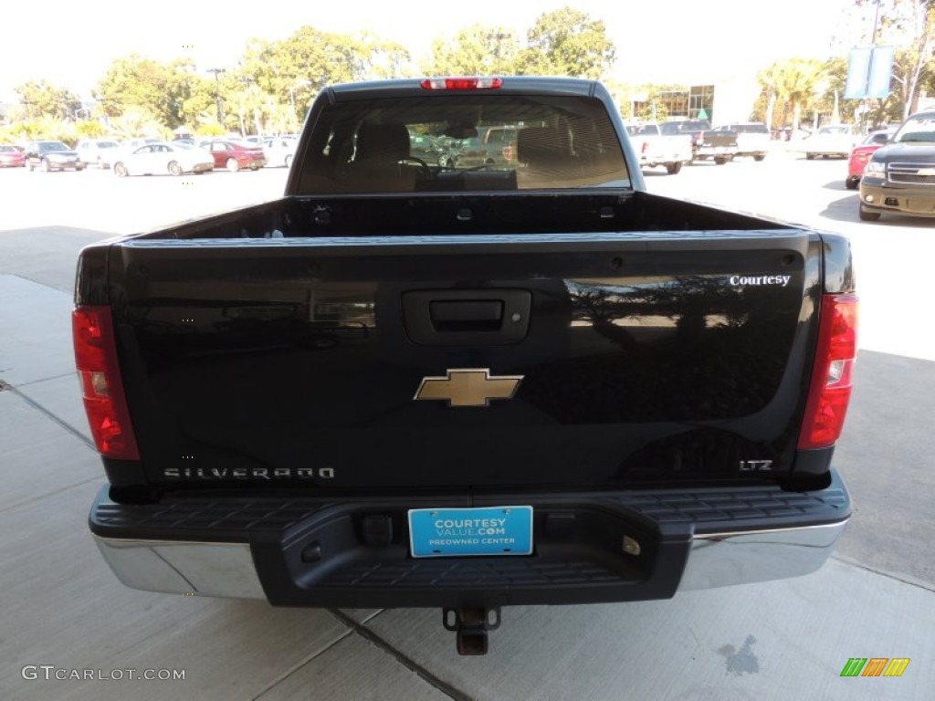 2009 Silverado 1500 LTZ Crew Cab 4x4 - Black Granite Metallic / Light Titanium photo #3