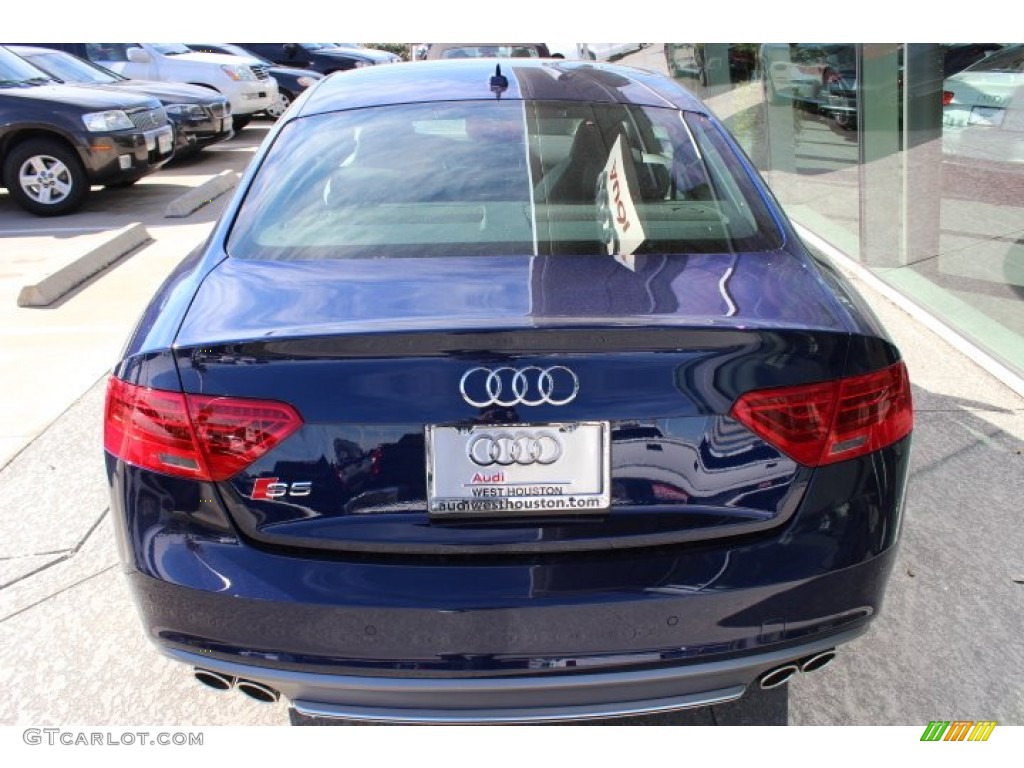 2014 S5 3.0T Premium Plus quattro Coupe - Estoril Blue Crystal / Black/Lunar Silver photo #6
