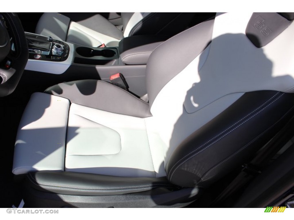2014 S5 3.0T Premium Plus quattro Coupe - Estoril Blue Crystal / Black/Lunar Silver photo #12