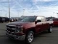 2014 Deep Ruby Metallic Chevrolet Silverado 1500 LTZ Z71 Double Cab 4x4  photo #1