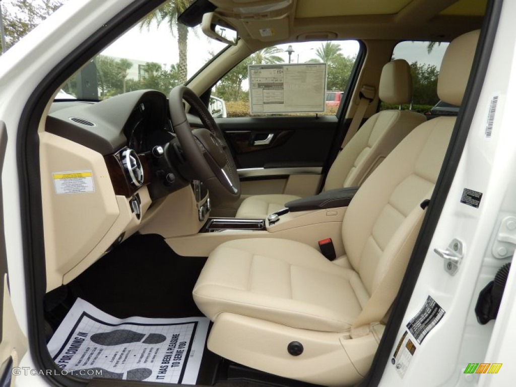 Almond Beige/Mocha Interior 2014 Mercedes-Benz GLK 350 Photo #87911488