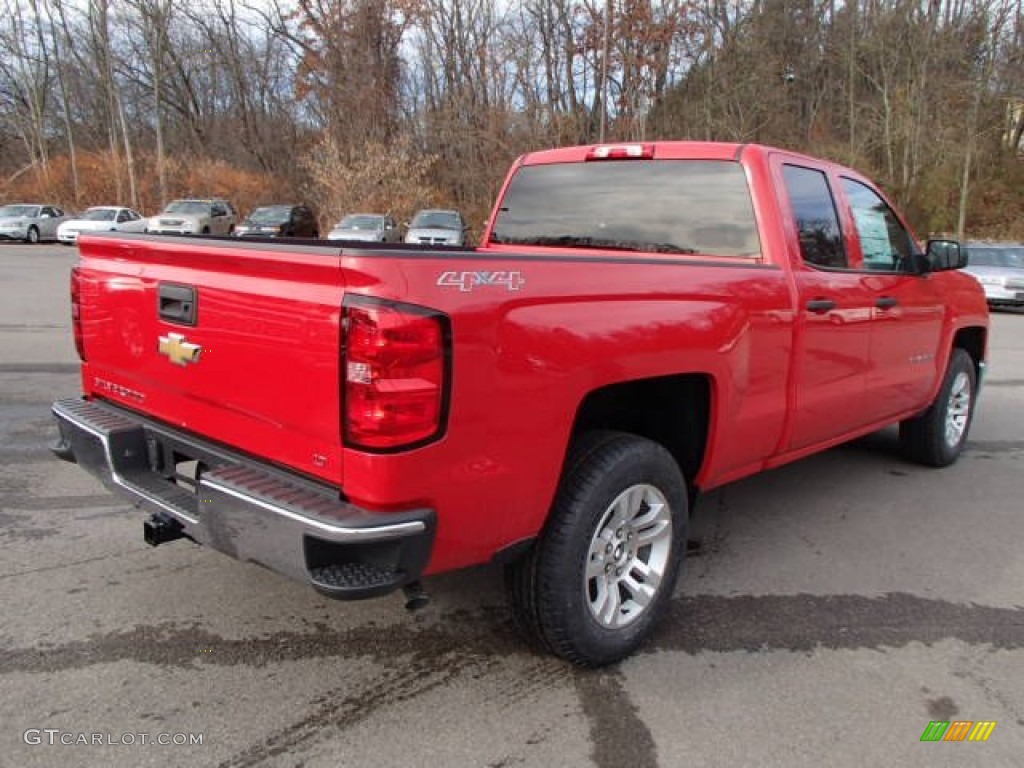 2014 Silverado 1500 LT Double Cab 4x4 - Victory Red / Jet Black photo #5