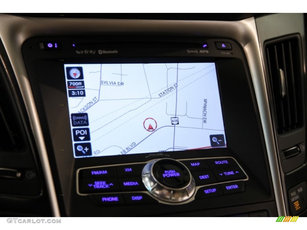 2011 Sonata Limited - Black Plum Pearl / Camel photo #11