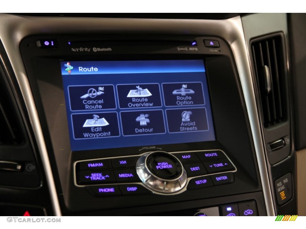 2011 Sonata Limited - Black Plum Pearl / Camel photo #14