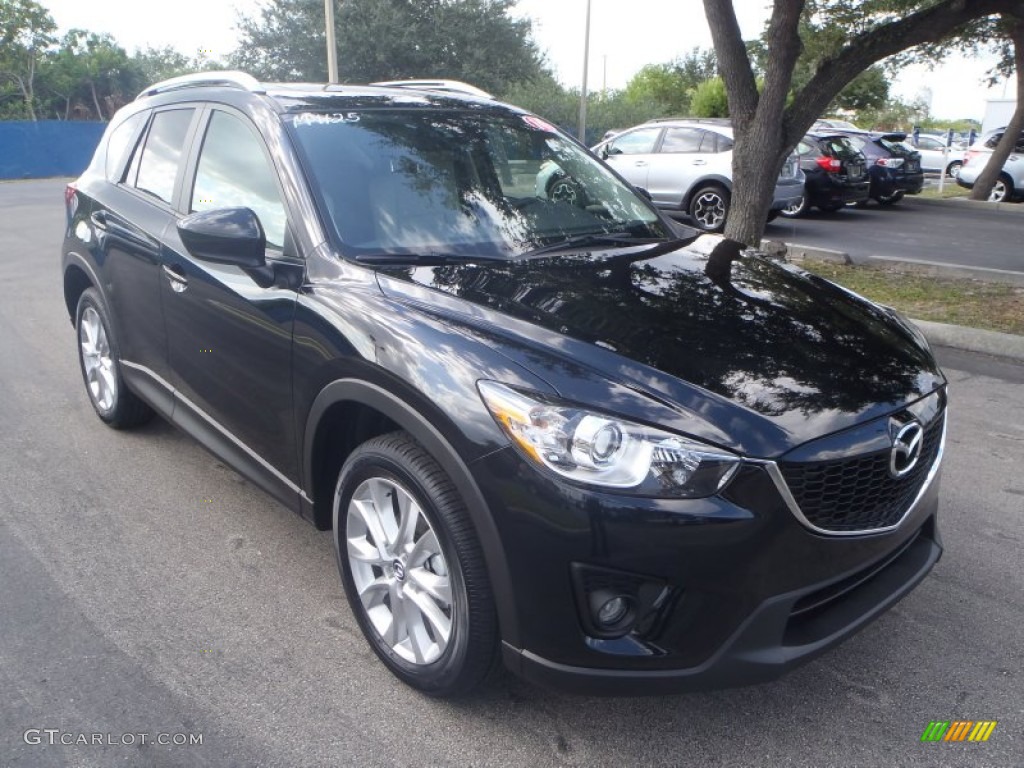 Jet Black Mica 2014 Mazda CX-5 Grand Touring Exterior Photo #87912288