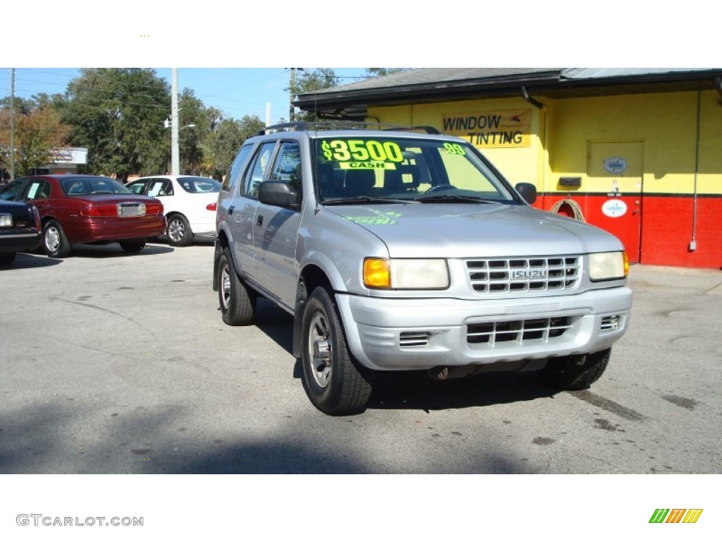 1999 Rodeo LS - Bright Silver Metallic / Gray photo #1