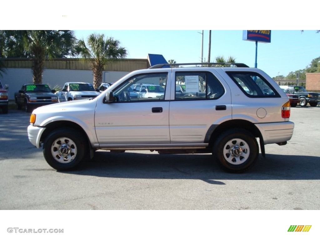 1999 Rodeo LS - Bright Silver Metallic / Gray photo #6