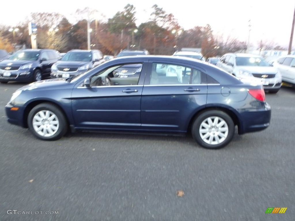 2008 Sebring LX Sedan - Modern Blue Pearl / Dark Slate Gray/Light Slate Gray photo #6