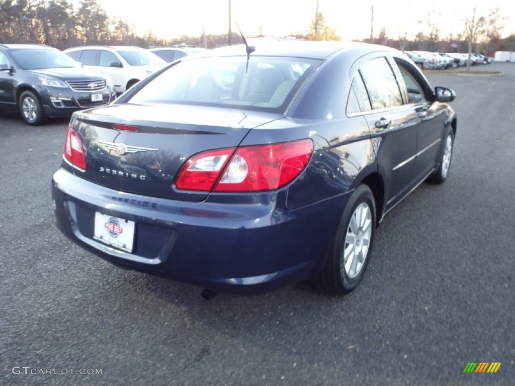 2008 Sebring LX Sedan - Modern Blue Pearl / Dark Slate Gray/Light Slate Gray photo #7
