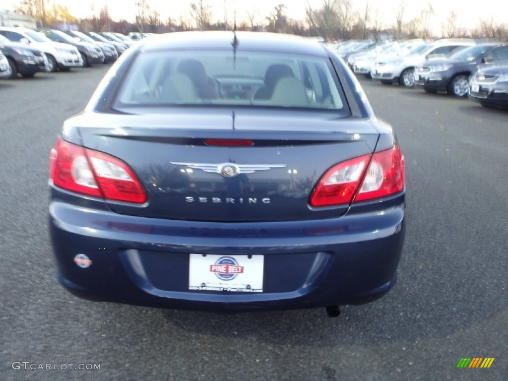 2008 Sebring LX Sedan - Modern Blue Pearl / Dark Slate Gray/Light Slate Gray photo #8