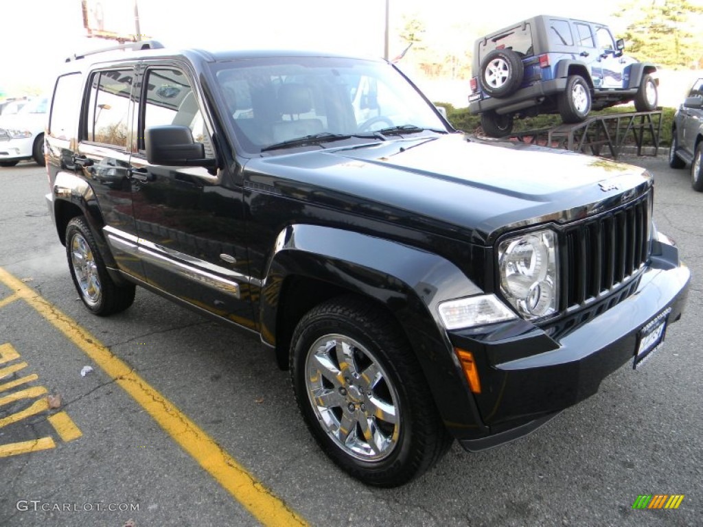 2012 Liberty Sport 4x4 - Black Forest Green Pearl / Dark Slate Gray photo #4