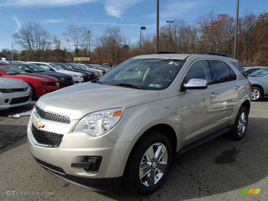 2014 Equinox LT AWD - Champagne Silver Metallic / Jet Black photo #1