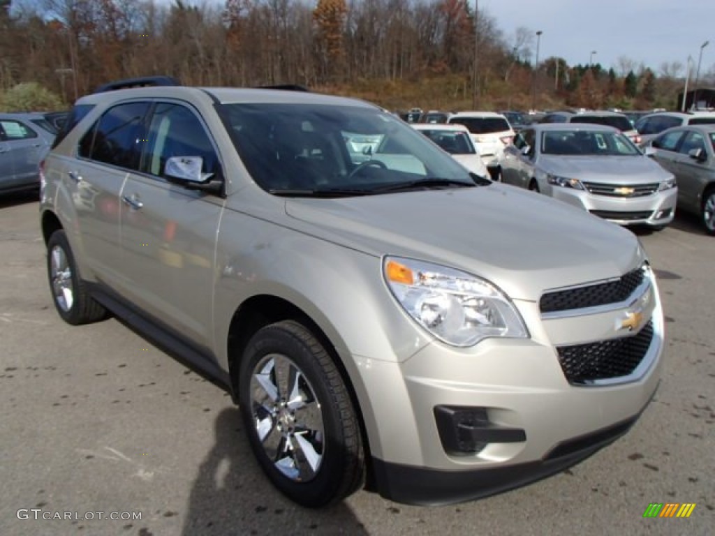 2014 Equinox LT AWD - Champagne Silver Metallic / Jet Black photo #3