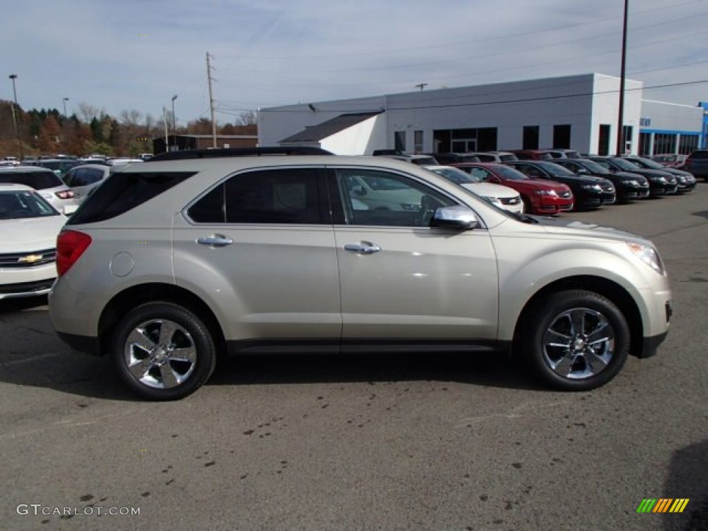 2014 Equinox LT AWD - Champagne Silver Metallic / Jet Black photo #4