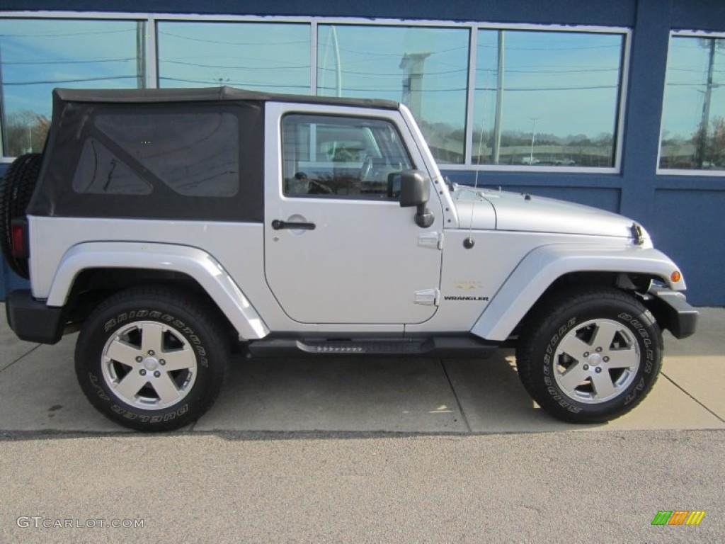 2010 Wrangler Sahara 4x4 - Bright Silver Metallic / Dark Slate Gray/Medium Slate Gray photo #6