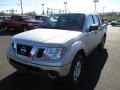 2011 Radiant Silver Metallic Nissan Frontier SV Crew Cab 4x4  photo #3