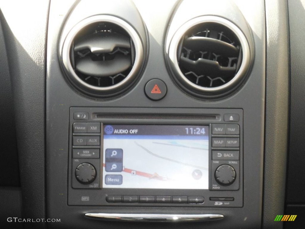 2011 Rogue SV AWD - Wicked Black / Black photo #22