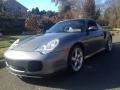 Seal Grey Metallic 2002 Porsche 911 Turbo Coupe